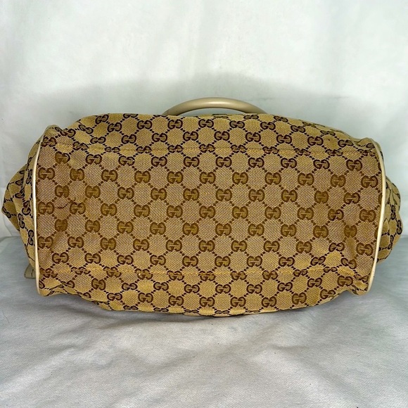 Gucci GG Monogram Canvas Sukey Satchel - Picture 8 of 12